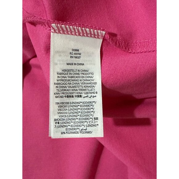 BODEN Petra Ponte Dress Sangria Sunset Color Block Sz 2 NEW Pink Midi - Picture 8 of 10